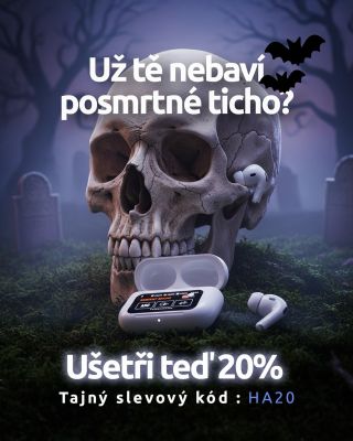 Je hřbitovní ticho moc velká nuda? 👻 Dokonce i naši nemrtví kámoši vědí, že posmrtný život bez pořádných basů nestojí za...